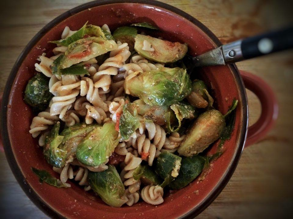 Brussel Sprout Fusilli - Photo by Georges Dutil