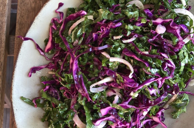Fennel Kale & Purple Cabbage Slaw